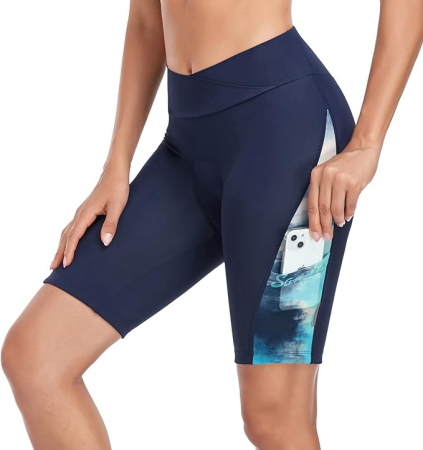 Pantaloni sport dama - Pantaloni scurti, elastici, impermeabili pentru antrenamente femei, S
