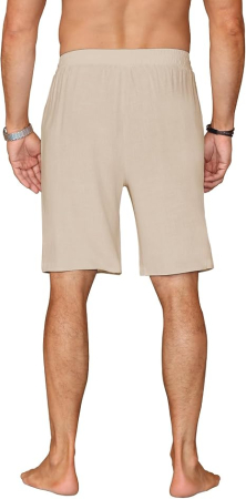 Pantaloni scurti crem cargo pentru barbatii, usori, respirabili, 2XL [2]