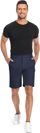 Pantaloni scurti casual pentru barbatii, cu 3 buzunare, albastri 32 [6]