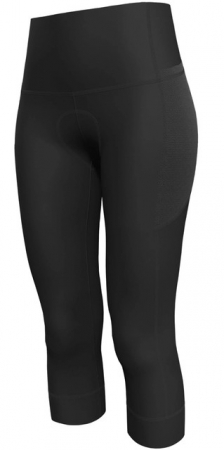 Pantaloni dama - Pantaloni scurți de ciclism pentru femei, cu buzunar, cu talie înaltă, elastic, mărimea XS, negru
