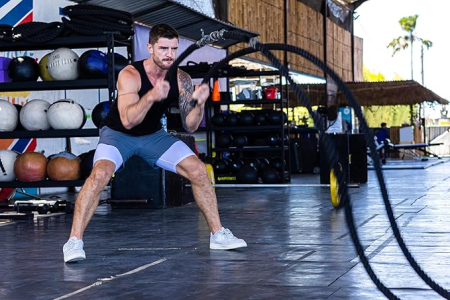 Pantaloni scurti sport pentru barbatii, usori, respirabili, 2 bucati gri/negru 2XL [2]