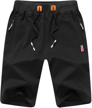 PANTALONI BARBATI - Pantaloni scurti sport pentru barbatii, usori, respirabili, cu buzunare si snur M