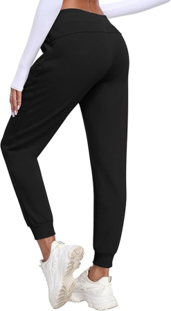 Pantaloni sport lungi respirabili pentru femei, negru 2XL [1]