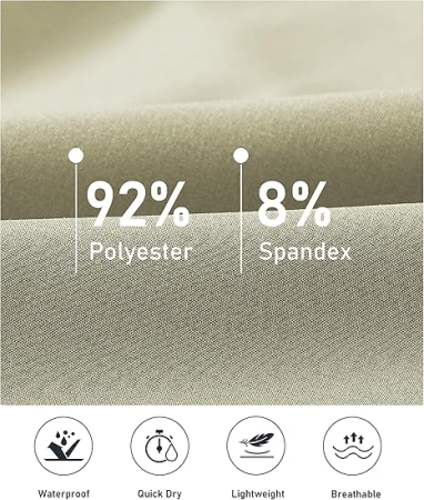 Pantaloni sport respirabili pentru barbati, crem XL [6]