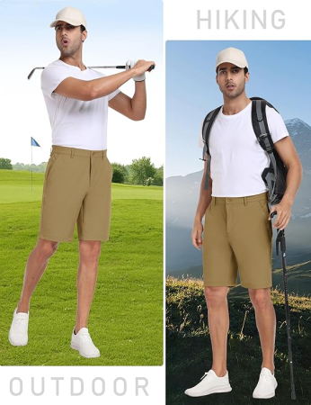 Pantaloni sport respirabili pentru barbati, kaki 32 [5]