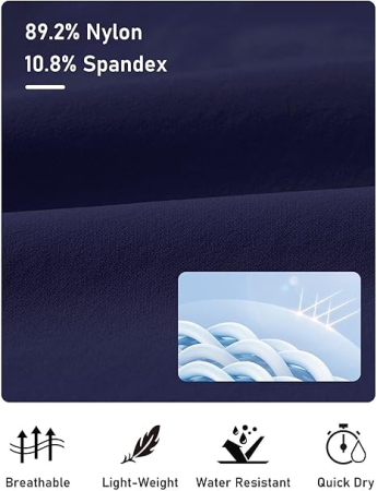 Pantaloni sport respirabili pentru femei, cu 4 buzunare, albastru inchis 2XL [5]
