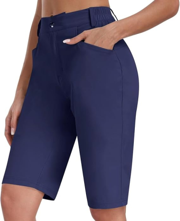 Pantaloni sport respirabili pentru femei, cu 4 buzunare, albastru inchis 2XL [1]