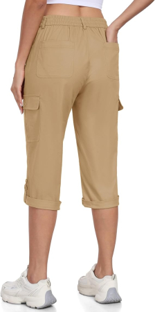 Pantaloni Scurți Damă MoFiz Cargo, 97% Bumbac, 6 Buzunare, Outdoor, 2XL [2]