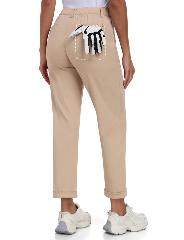 Pantaloni casual elastici, eleganți, respirabili pentru femei L [1]