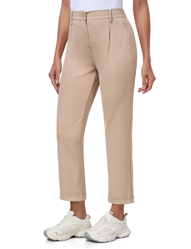 Pantaloni casual elastici, eleganți, respirabili pentru femei L [4]