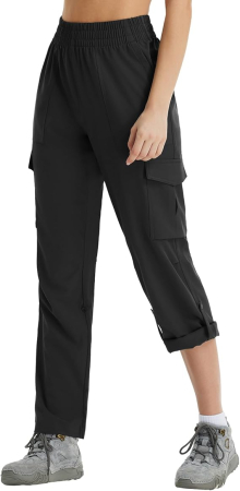 PANTALONI - Pantaloni sport respirabili pentru femei, cu buzunare, impermeabili XS