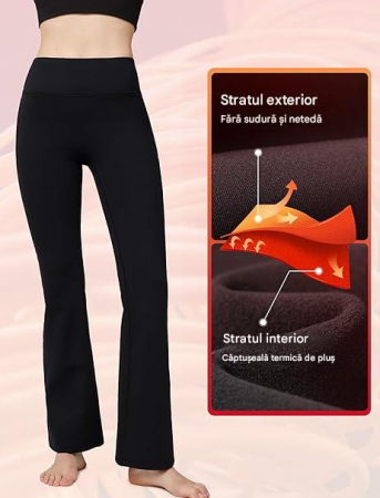 Colanti termici elastici pentru femei, respirabili, largi jos 2XL [1]