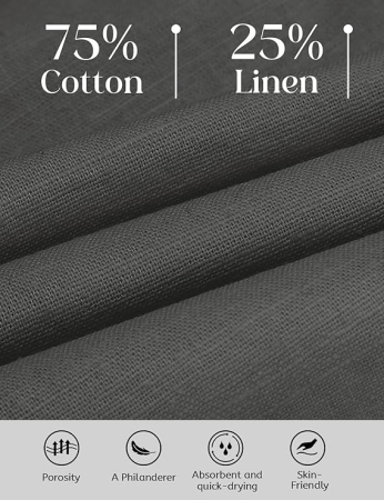 Pantaloni casual lejeri pentru femei, cu buzunare si talie elastica, gri  S [3]