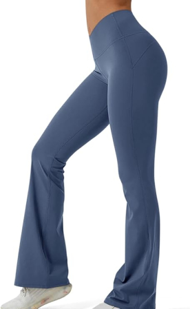 Pantaloni sport respirabili pentru femei, mulati, elastici, albastri M [2]