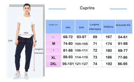 Pantaloni sport de alergare pentru femei, gri, XS [6]