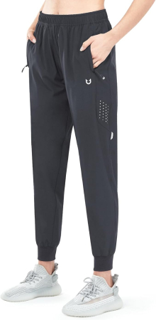 Pantaloni dama - Pantaloni sport de alergare pentru femei, gri, XS
