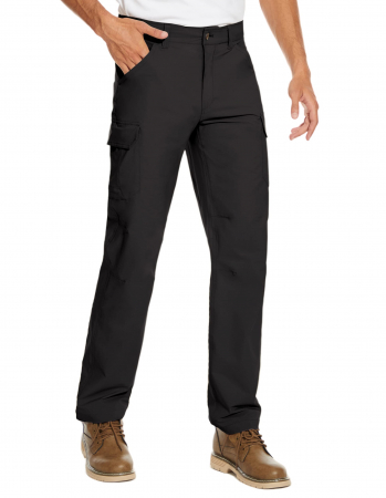PANTALONI BARBATI - Pantaloni subtiri cu buzunare pentru barbati, marimea 30, Negri