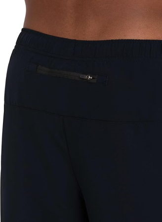 Pantaloni scurți albastri pentru alergare cu compresie interioară și buzunar cu fermoar M [3]