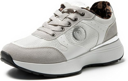 Pantofi casual cu platforma inalta pentru femei, albi 38 [1]