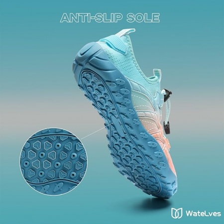 Pantofi confortabili de apa, elastici, maleabili, cu talpa antialunecare, bleu 42 [5]