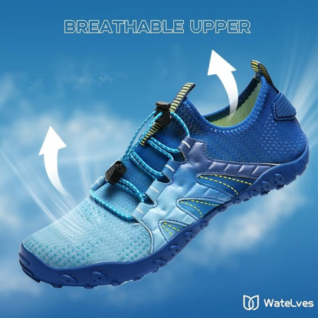 Pantofi confortabili de apa, elastici, maleabili, cu talpa antialunecare, albastri 39 [3]