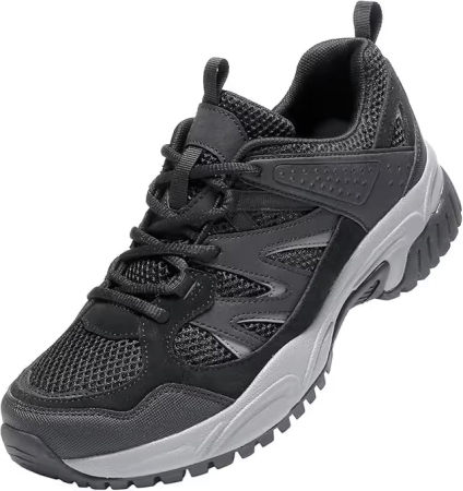 PANTOFI SPORT - Pantofi de drumeție antiderapanti confortabili trekking - Negru Mărimea 45