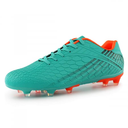 INCALTAMINTE - Pantofi de fotbal cu varf inalt si crampoane, VERDE, marimea 41