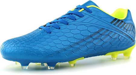 PANTOFI SPORT - Pantofi de fotbal cu varf inalt si crampoane, Albastri, marimea 42