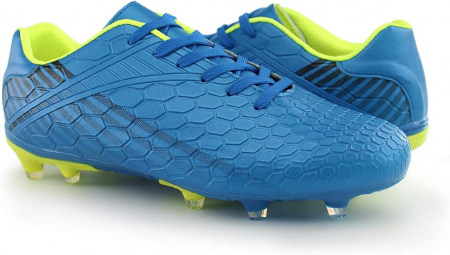 Pantofi de fotbal cu varf inalt si crampoane, Albastri, marimea 42 [4]