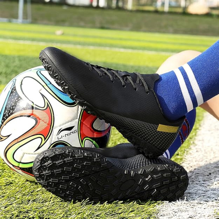 Ghete de fotbal pentru copii, cu crampoane de teren sintetic, marimea 35 [3]