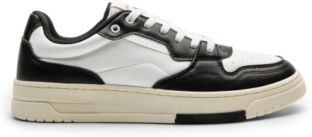 Pantofi sport pentru barbati, talpa groasa, alb/negru marimea 47 [1]