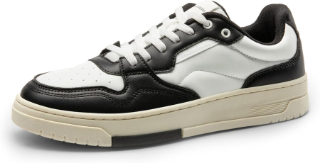 PANTOFI SPORT - Pantofi sport pentru barbati, talpa groasa, alb/negru marimea 47