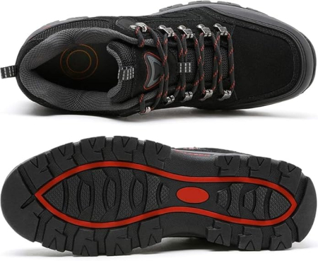 Pantofi de drumeție antiderapanti confortabili trekking - Negru Mărimea 44.5 [6]