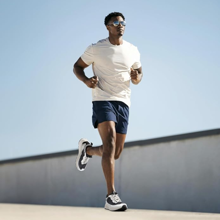 Pantofi sport extralargi pentru barbati, respirabili, talpa groasa, gri cu negru, 41 [1]