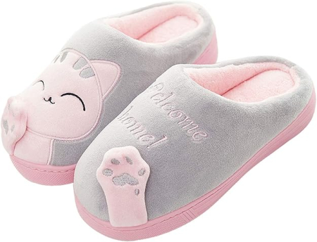 INCALTAMINTE - Papuci de casa caldurosi pentru femei, talpa antialunecare, marime 42/43