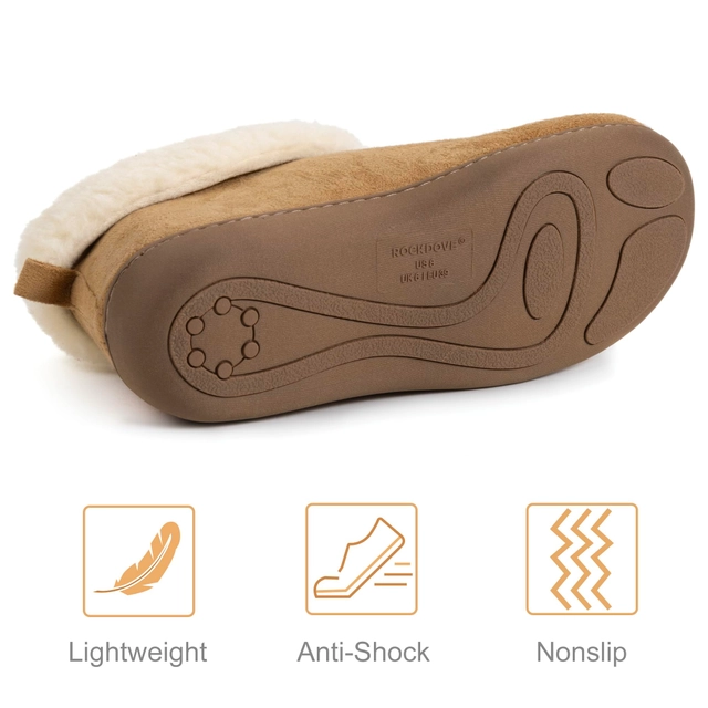 Papuci de casa caldurosi pentru femei, talpa antialunecare, marime 37, Bej [4]