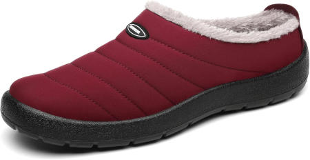 INCALTAMINTE - Papuci de casa imblaniti, talpa antialunecare, marime 41 visinii