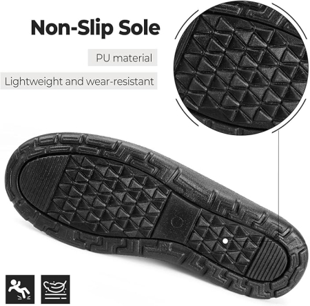 Papuci de casa imblaniti, talpa antialunecare, marime 47 albastri [4]