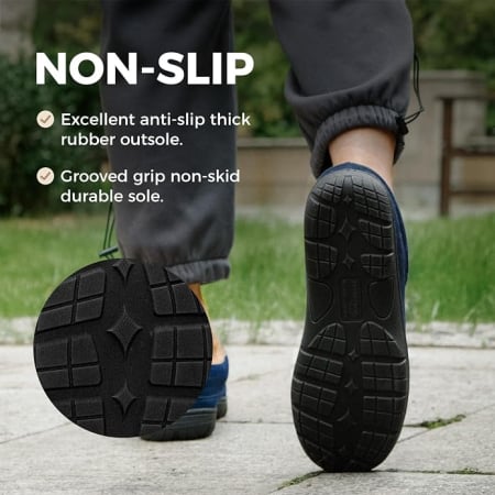 Papuci de casa respirabili, mocasini clasici cu banda elastica 44/45 [5]