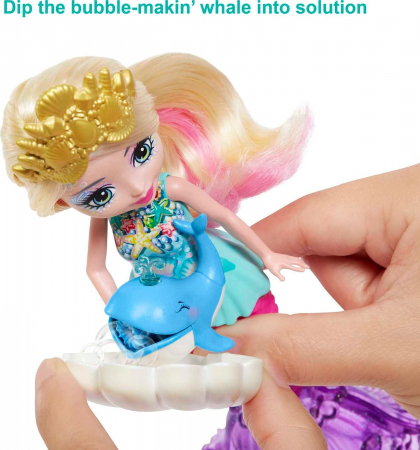 Papusa sirena 18 cm cu bule de sapun [3]