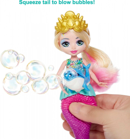 Papusa sirena 18 cm cu bule de sapun [1]