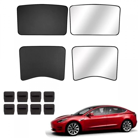 inaltator scaun auto - Parasolar UV trapa Tesla Model 3 2021-2024