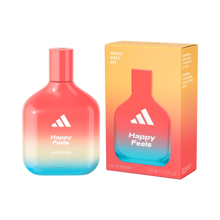 parfumuri si seturi cadou - Parfum floral proaspăt și elegant pentru femei, Vibes Happy Feels Eau de Toilette concentrat 100ml