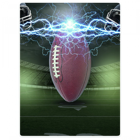 PATURI - Patura groasa, moale, usoara, model minge fotbal american150x200 cm