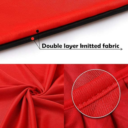 Pelerina reversibila cu gluga pentru carnaval, rosu/negru 140 cm [2]