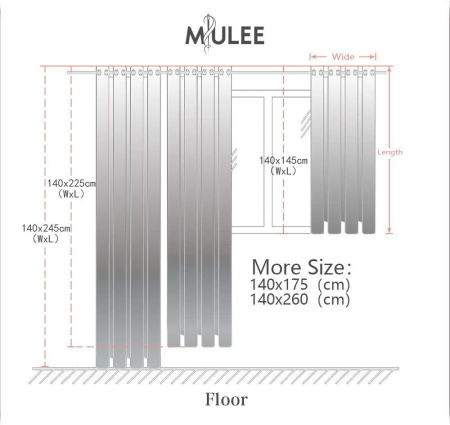 Perdele semi transparente albe cu model 140*225 set 2 bucati [6]