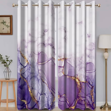 ORGANIZARE SPATIU - Perdele termice izolatoare contra caldura sau frig, H117x138L cm gri, set 2 bucati
