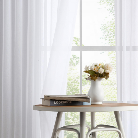 Perdele transparente din dantela 132x225 cm set 2 bucati [2]