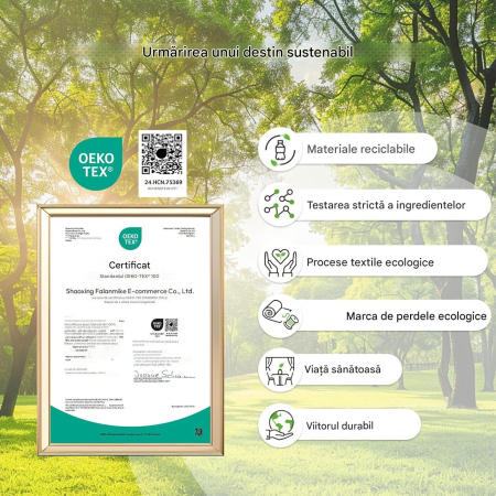 Perdele semi-transparente din dantela Gri H145x140L cm set 2 bucati [3]