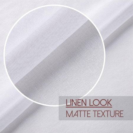 Perdea transparenta 1 bucata din dantela alba 225x300 cm [2]